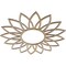 Ekena Millwork Daisy Wood Fretwork Pierced Ceiling Medallion, Hickory, 24"OD x 8 3/8"ID x 3/8"T CMWP24X24X0375DAHI - alternate 5